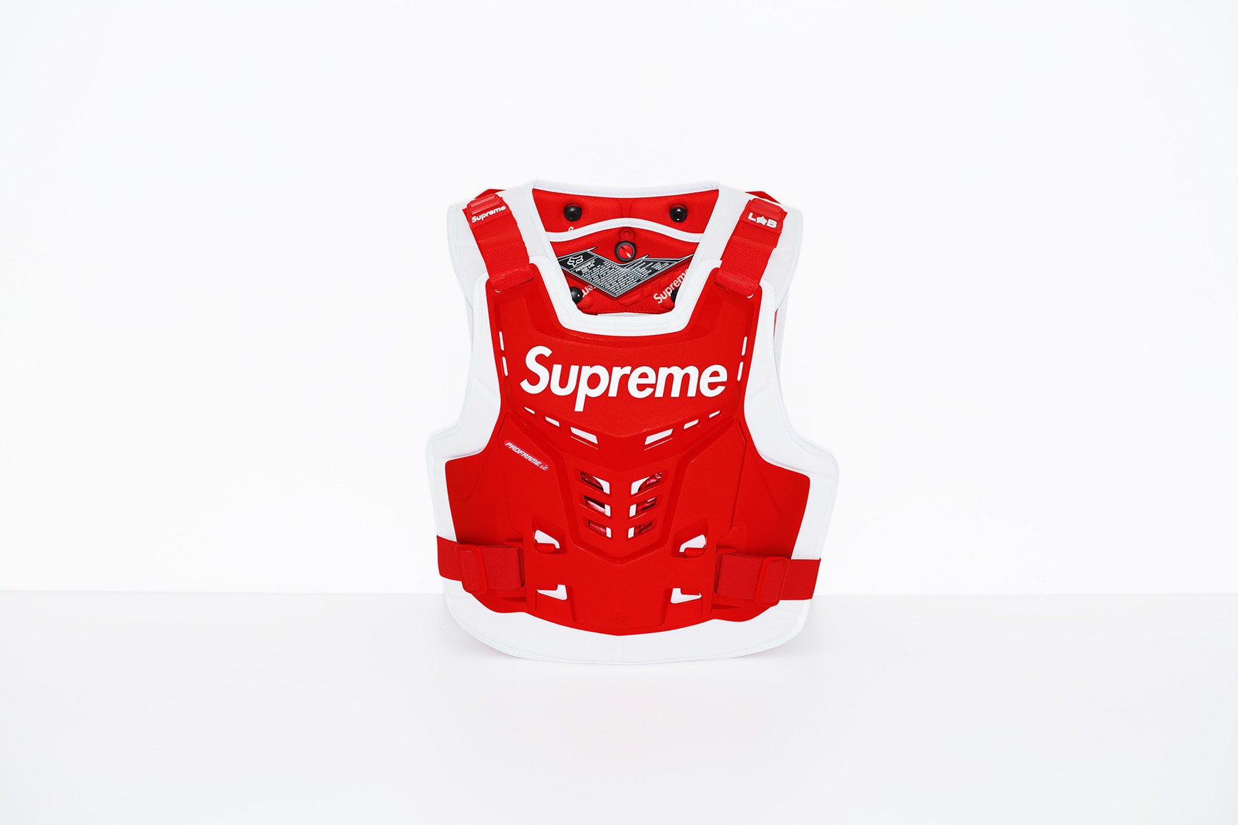 Supreme x Fox Racing Proframe Roost Deflector Vest Red