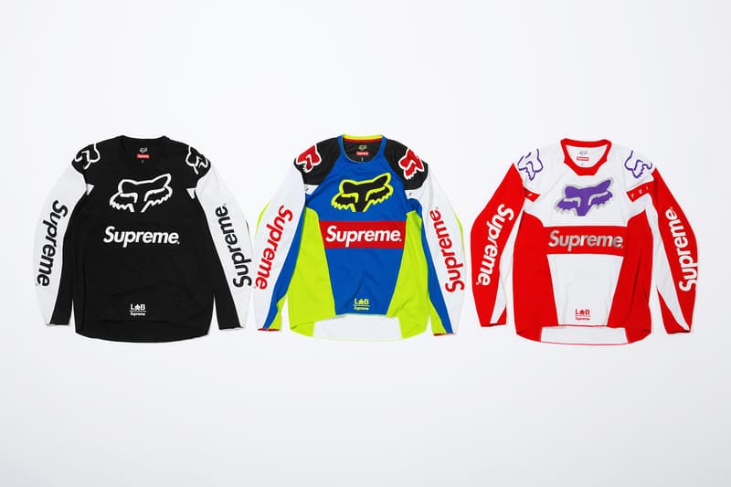 Supreme x Fox Racing Moto Jersey Group Shot