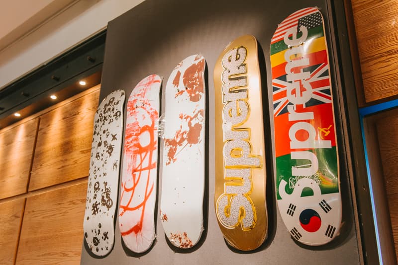 Supreme Exhibition Auction Artcurial Louis Vuittion Kaws George Condo cream bogo box logo football bike collaboration grail rare Cash Rules Everything Around Me Barbara Kruger mike tyson kermit 150 pieces streetwear sale Fabien Naudan