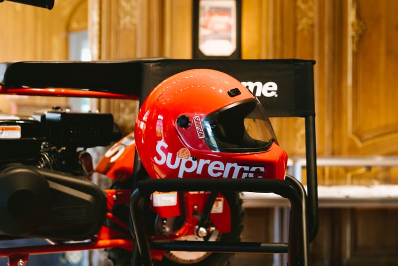 Supreme Exhibition Auction Artcurial Louis Vuittion Kaws George Condo cream bogo box logo football bike collaboration grail rare Cash Rules Everything Around Me Barbara Kruger mike tyson kermit 150 pieces streetwear sale Fabien Naudan