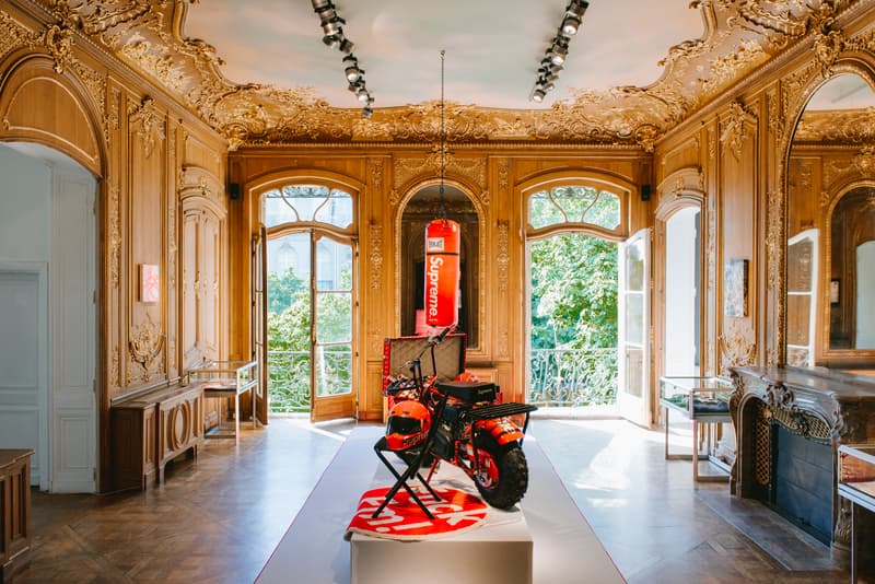 Supreme Exhibition Auction Artcurial Louis Vuittion Kaws George Condo cream bogo box logo football bike collaboration grail rare Cash Rules Everything Around Me Barbara Kruger mike tyson kermit 150 pieces streetwear sale Fabien Naudan