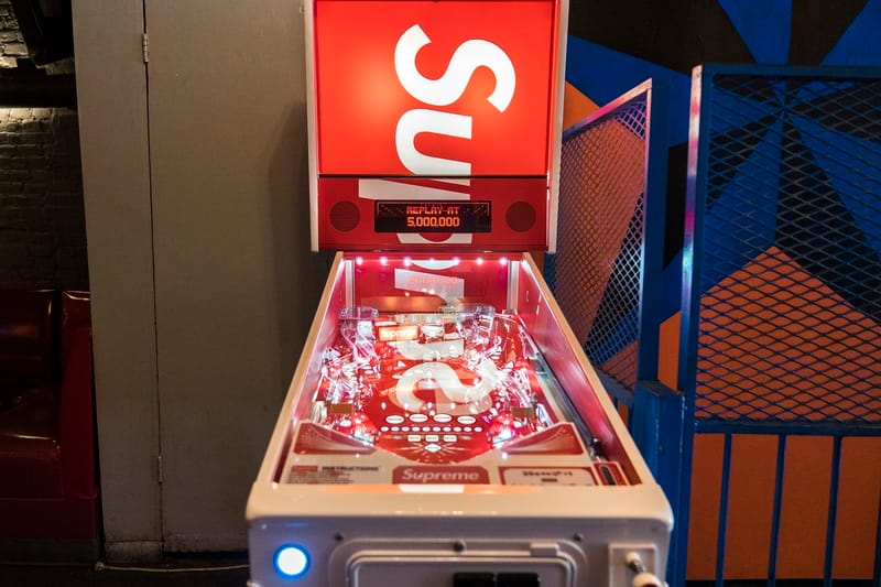 Here’s a Closer Look at the Supreme x Stern Pinball Machine