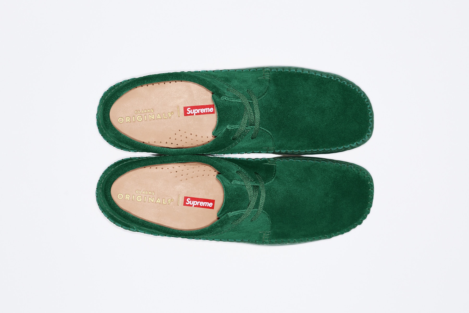 Supreme x Clarks Originals Weaver Collection Footwear Shoes Classic Made in UK Leather New York Supreme Crepe Suede
