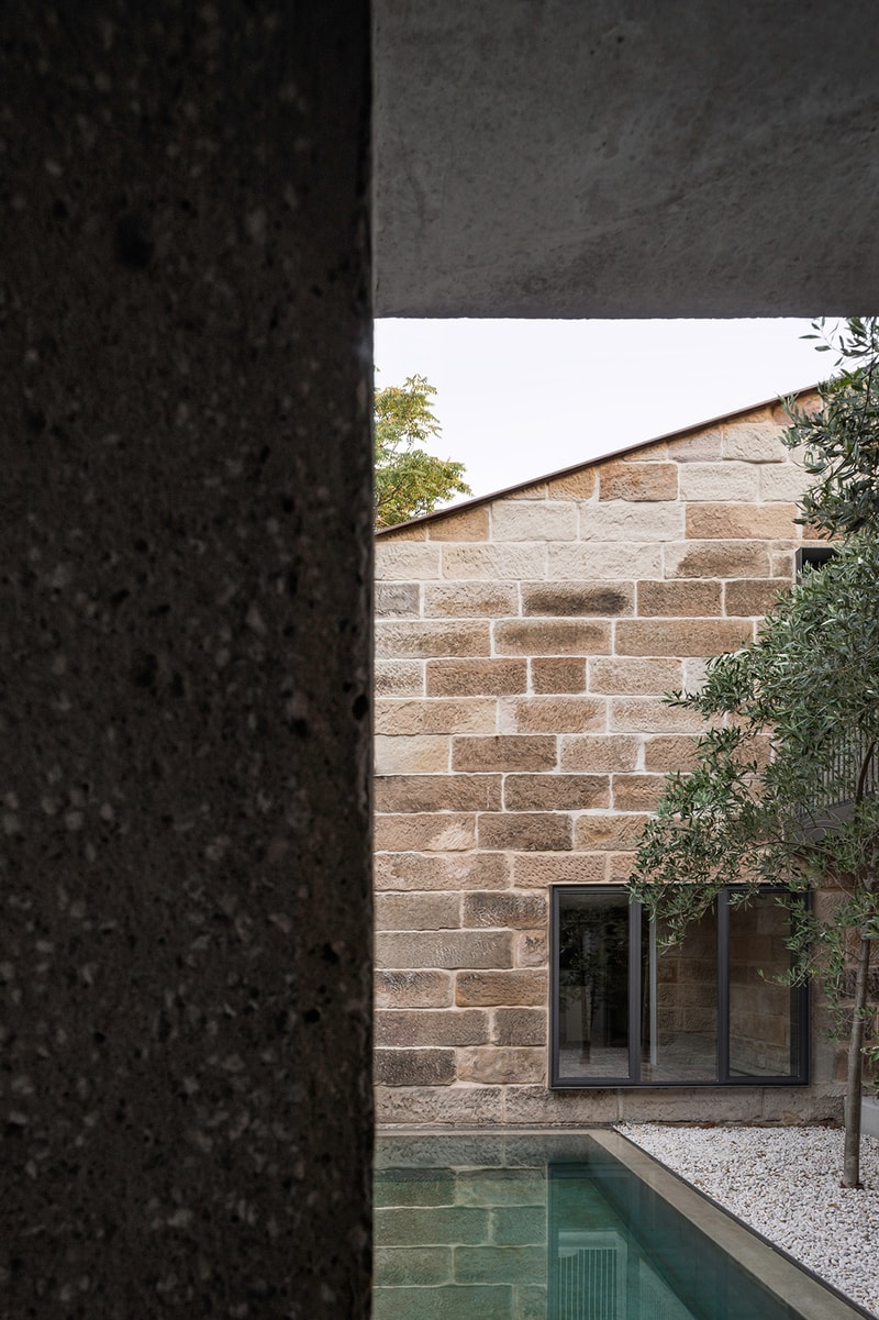 Sydney Home Renato D'Ettorre Architects Traditional Italian Italianate Villa Reference Inspiration Houses House Victorian Era Property Three Bedrooms Guest Quarters Double Height Living Space Vrick Ceiling Glass Front Courtyard Views Wooden Staircase Glass-Panelled Doors
