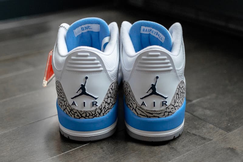 Air Jordan 3 “UNC” PE Detailed Look Friends and Family University of North Carolina Brand