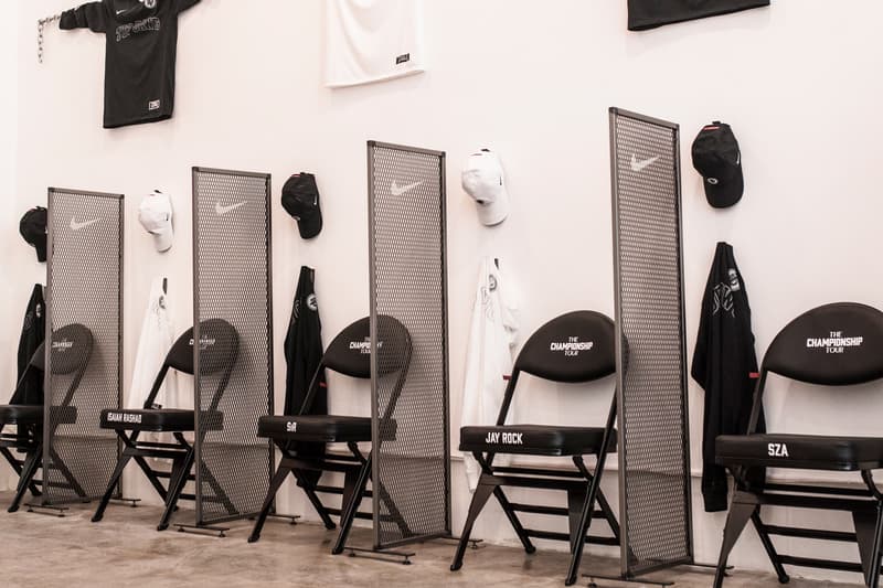 Kendrick Lamar DAMN TDE Nike Championship Shop Blends in Los Angeles
