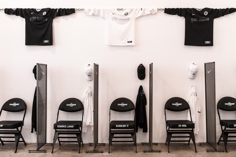 Kendrick Lamar DAMN TDE Nike Championship Shop Blends in Los Angeles