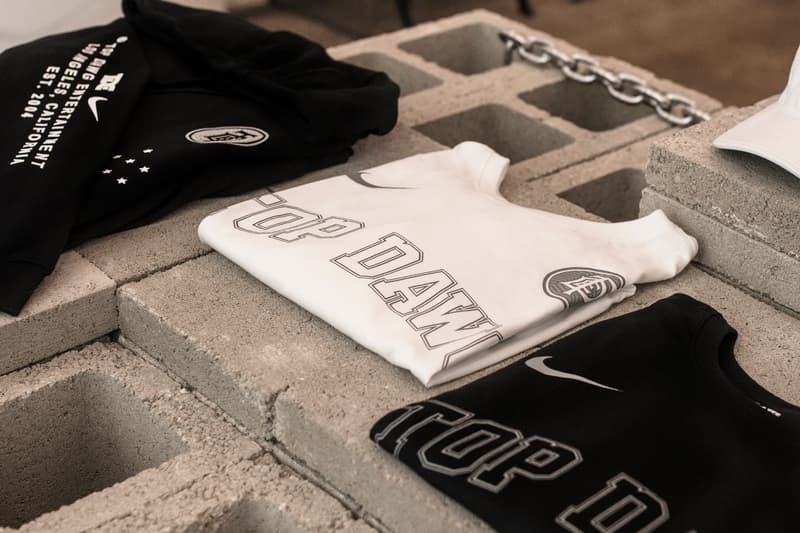 Kendrick Lamar DAMN TDE Nike Championship Shop Blends in Los Angeles