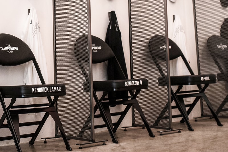 Kendrick Lamar DAMN TDE Nike Championship Shop Blends in Los Angeles
