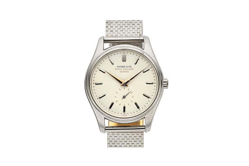 Platinum Tiffany & Co. Patek Philippe Geneve 2526 Watch Record Price Sold $642,500 USD Auction Record Breaking For Sale Luxury Watches