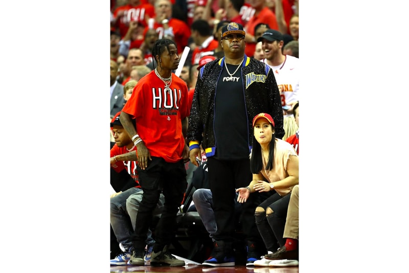 Travis Scott Sports Air Jordan 4 Dark Grey jordan brand nba houston rockets golden state warriors