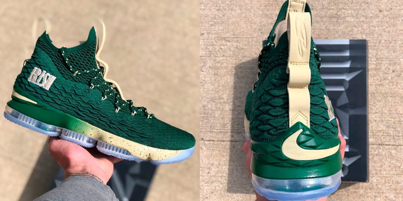 green lebron 15