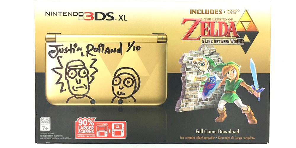 Rick and Morty's Justin Roiland Sells 3DS for $1K