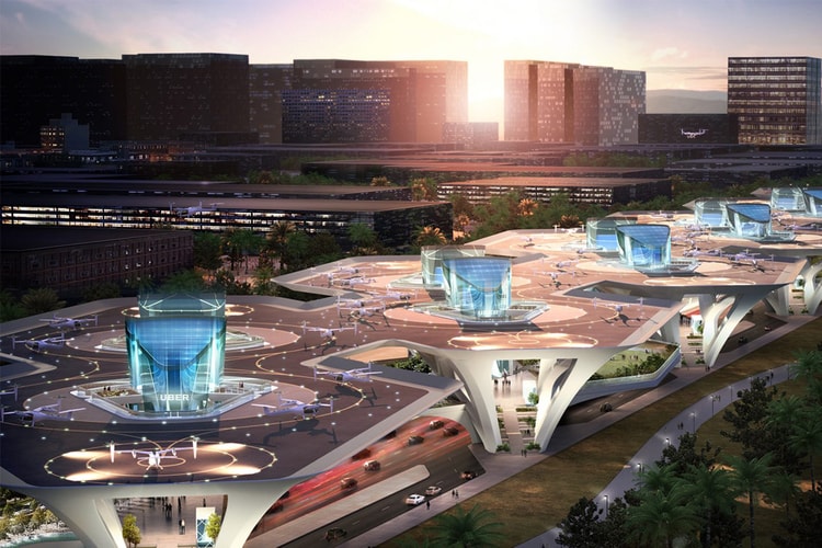 Uber Unveils Futuristic "Skyport" Designs for Flying Car Services