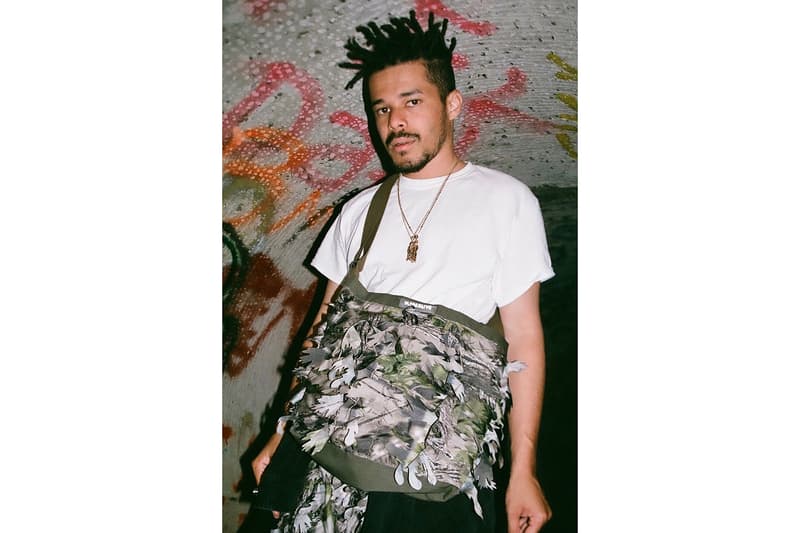 ULTRAOLIVE® Camo 3D Leaf Fabric ULTRA_Experiments track pants shoulder bag release info