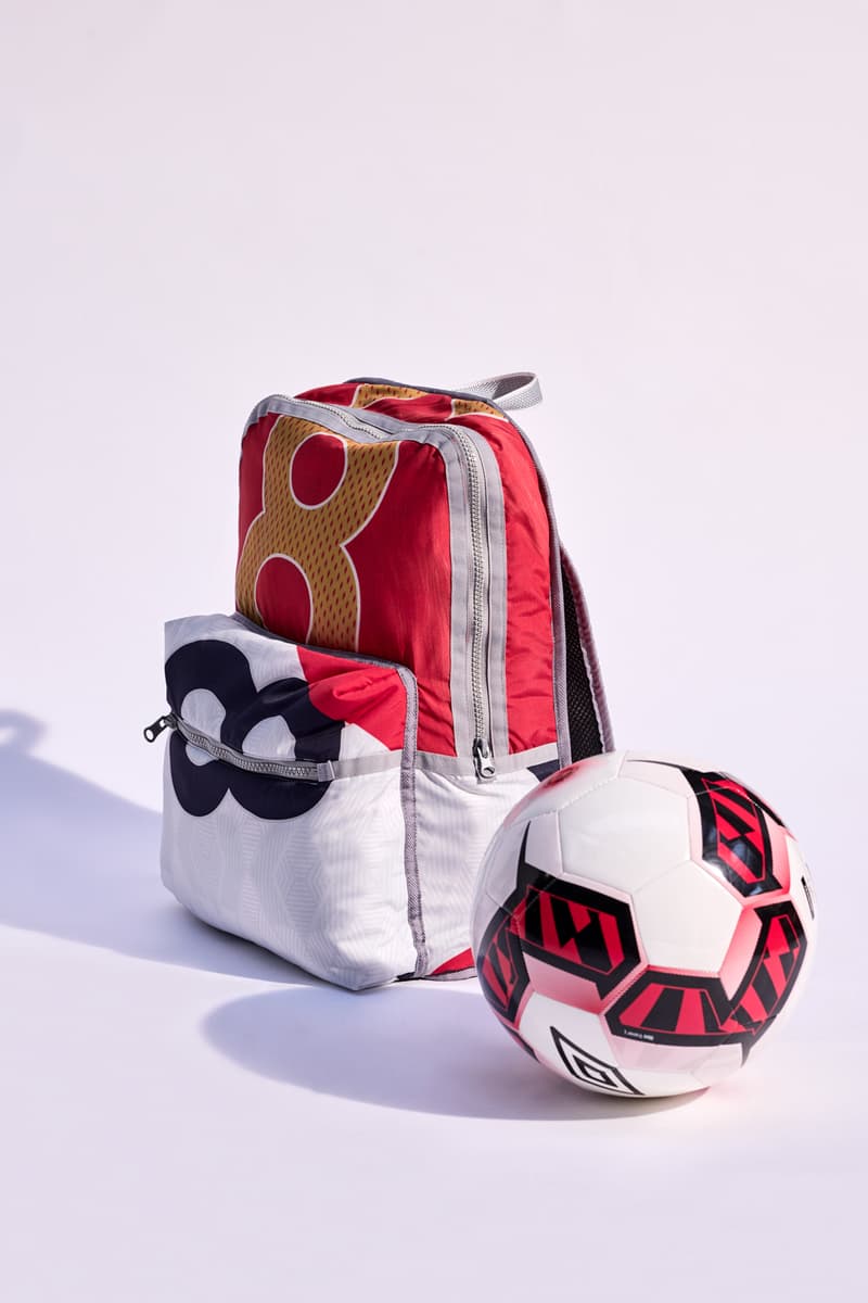 Umbro Christopher Raeburn Spring Summer 2018 Collection Lookbook Collaboration SS18 soccer football uniform jersey remade reduced recycled english deconstruct kit may 31