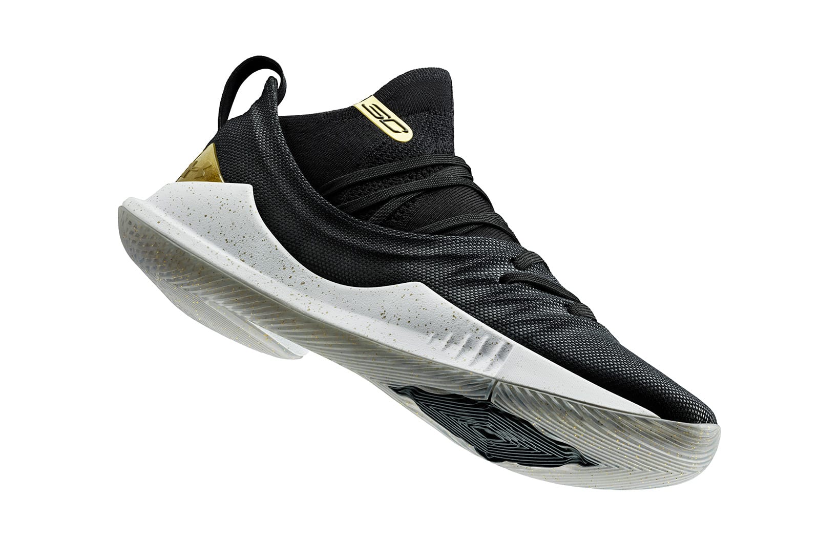 curry 5 gold and white