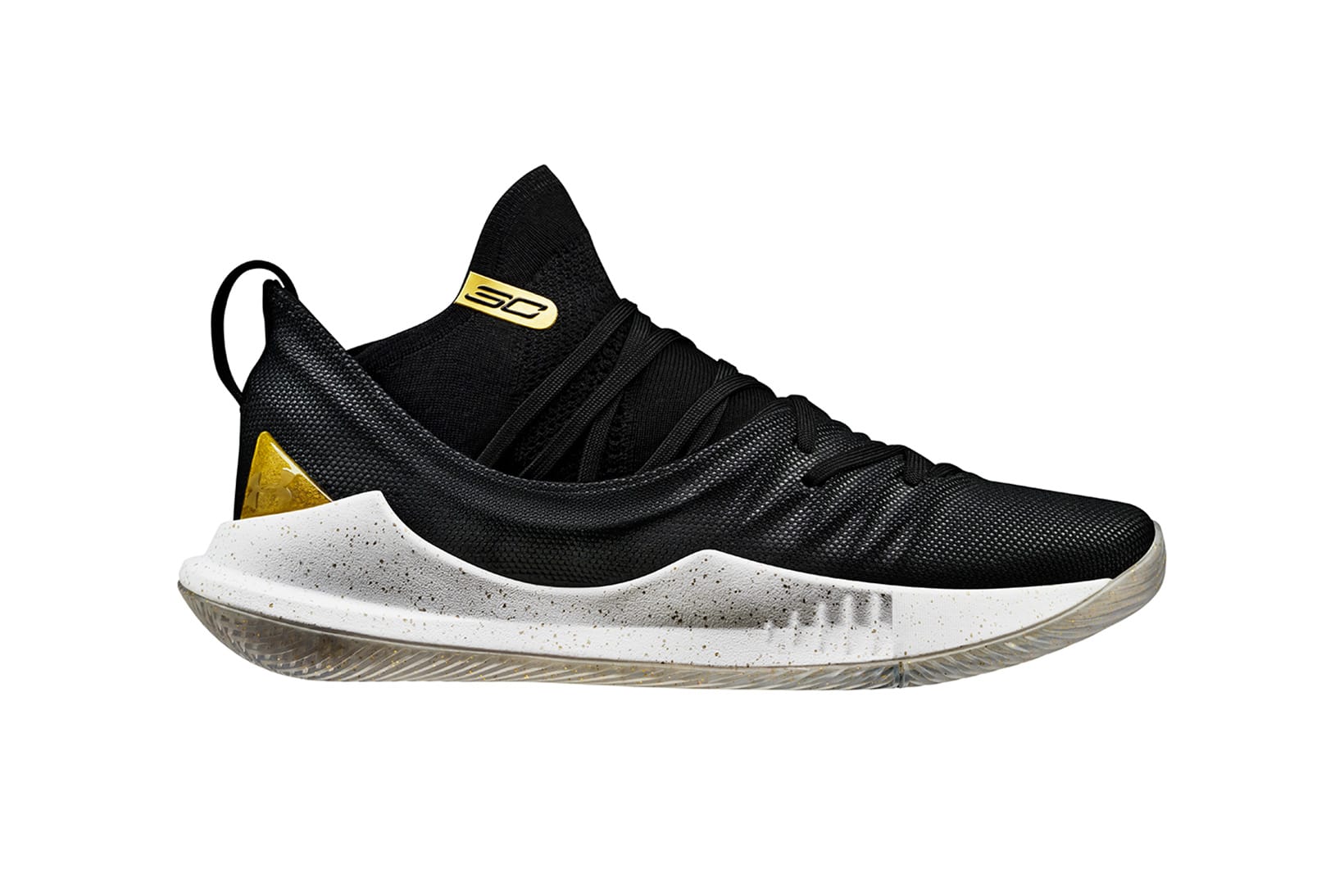 curry 5 low black and white