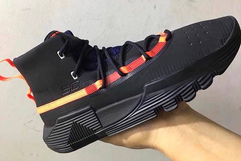 Under Armour Curry 5 steph stephen curry sample update info sneakers shoes footwear black red white