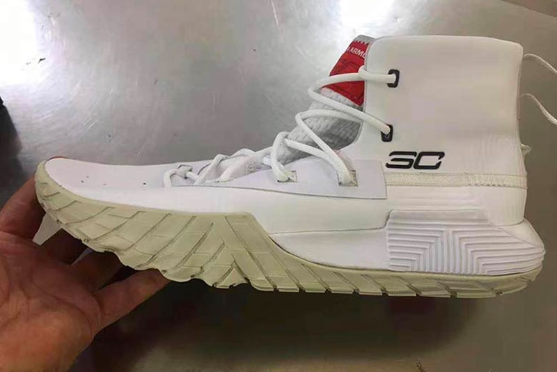 Under Armour Curry 5 steph stephen curry sample update info sneakers shoes footwear black red white