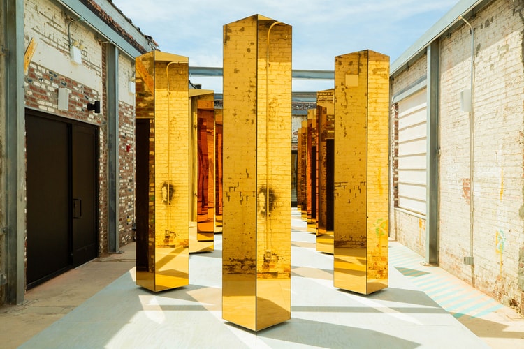United Visual Artists' 'Spirit of the City' Installation Features Rotating Mirrored Columns