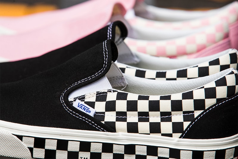 Vans Classic Slip On Checkered Sidewall Pack BILLYS Exclusive may 2018 release date info drop sneakers shoes footwear