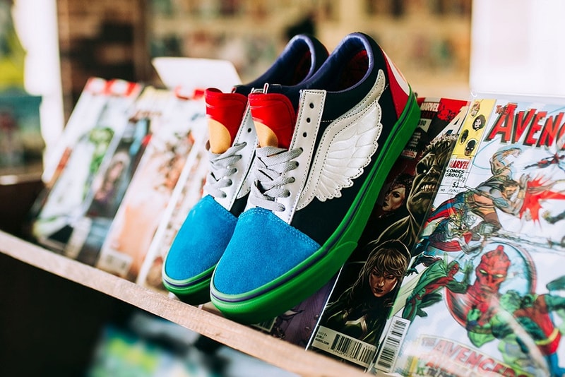 Vans Marvel Avengers Infinity War Collection sk8 hi slip on old skool release date june 1 where to buy price thor captain america spider man hulk black panther