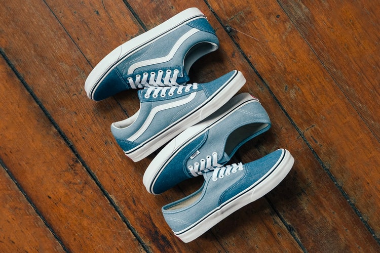 Vans' Classic Old Skool & Authentic Models Receive Two-Toned Denim Makeovers