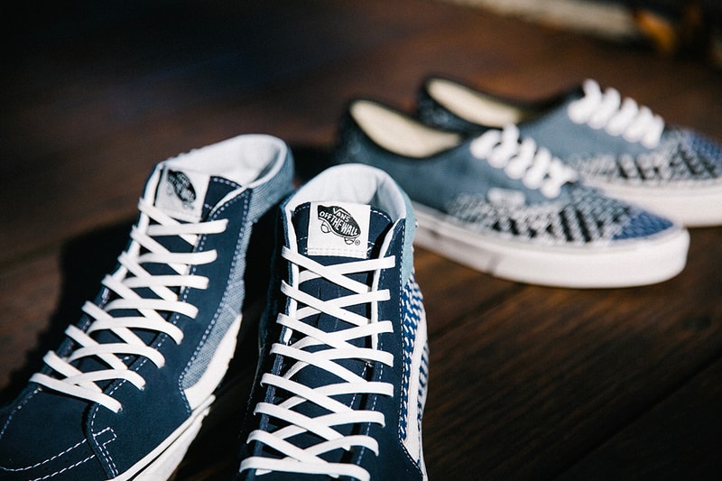 Vans Sk8-Hi Authentic "Japanese Boro" patchwork denim Release date price