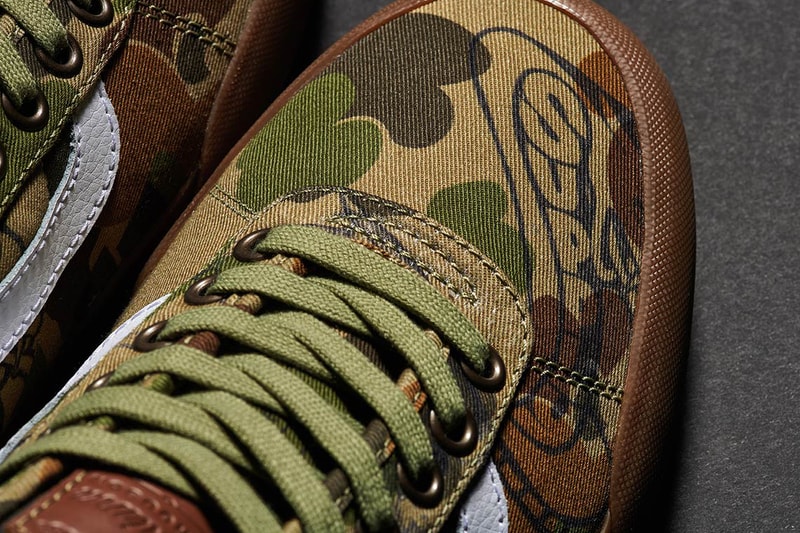 Vans x Supply Chima Pro 2 Camoflague Sneakers Kicks Shoes Trainers New Colorway Chima Ferguson Collaboration Graphics Doodles Inspired Girlfriend Dog Camo Upper Leather Tongue Patch Debossed Detailing White Side Stripe Gum Rubber Duracap Midsole Outsole Skate Sessions