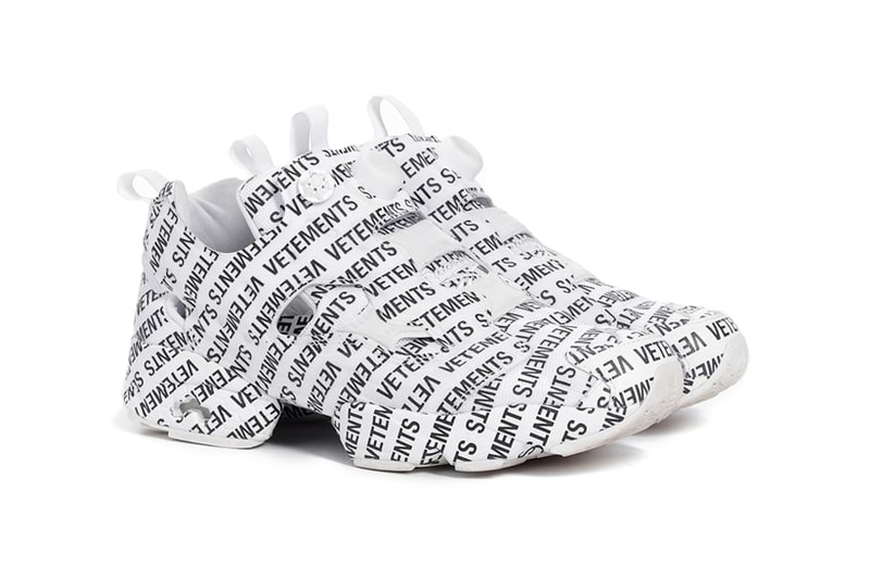 Vetements Reebok InstaPump Fury Monogram pack First Look Black White release date price purchase