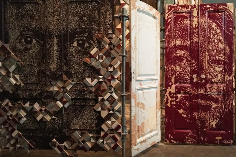 vhils urban fragments cent quare paris france relief portraits sculptures art artworks exhibitions