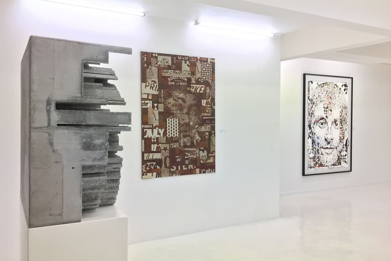 vhils urban fragments cent quare paris france relief portraits sculptures art artworks exhibitions
