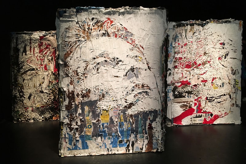 vhils urban fragments cent quare paris france relief portraits sculptures art artworks exhibitions
