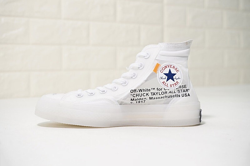 Virgil Abloh Converse Chuck 70 Nike The Ten White Translucent Resale How to Buy Purchase Details Release Information