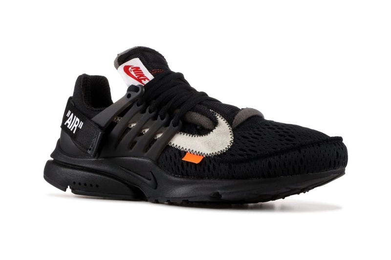Virgil Abloh Nike Air Presto Polar Opposites Pack Black White Closer Look Detailed Look Flight Club Runners Off White