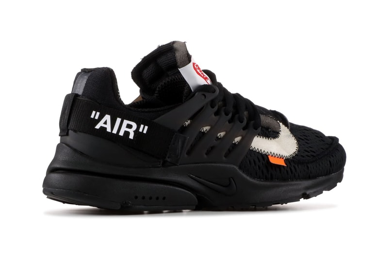 Virgil Abloh Nike Air Presto Polar Opposites Pack Black White Closer Look Detailed Look Flight Club Runners Off White