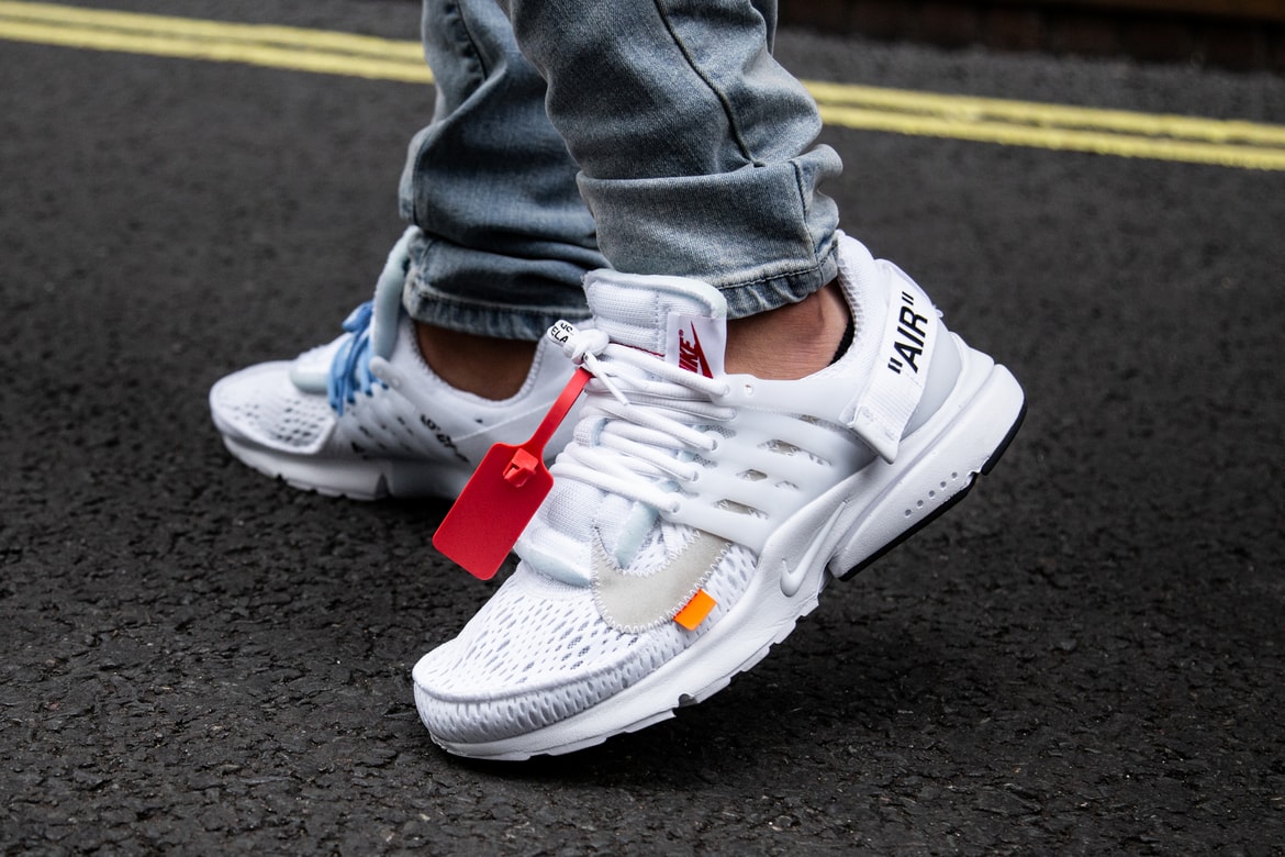 Virgil Abloh X Nike Air Presto White On Foot Hypebeast Virgil Abloh X Nike Air Presto White On Foot Hypebeast
