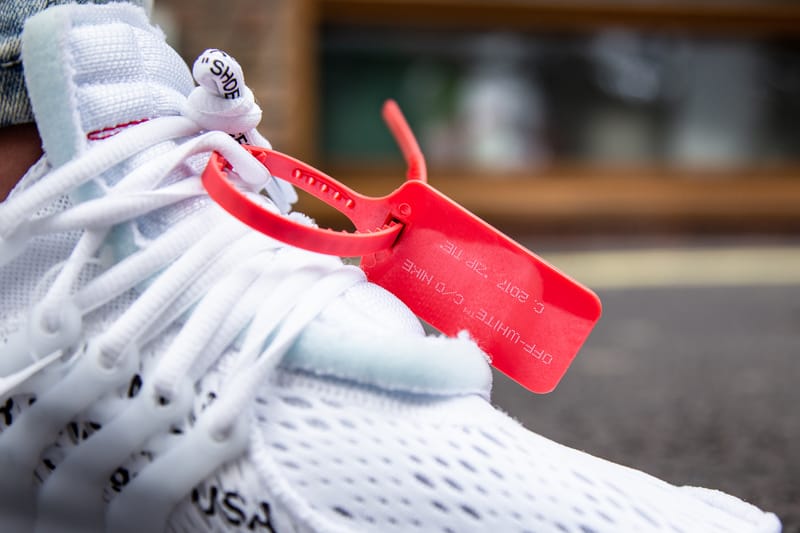 off white presto zip tie