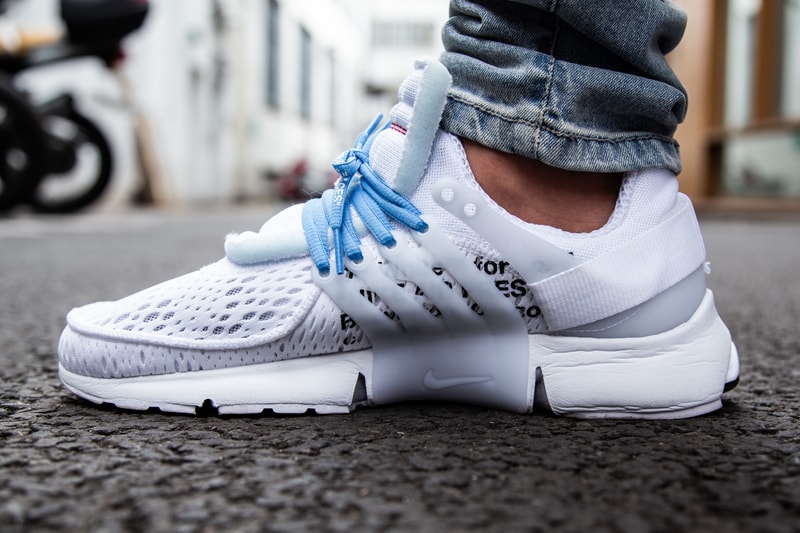 Virgil Abloh x Nike Air Presto White On-Foot June 21 2018 Release Date Info Drop Unreleased Kicks Trainers Shoes Sneakers Footwear Off-White Off White Coming Soon Purchase Buy Cop