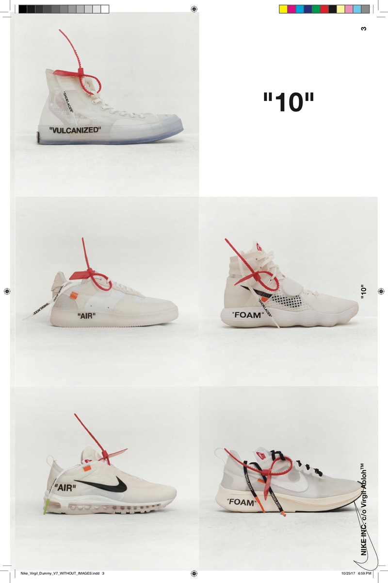 Virgil Abloh x Nike "TEXTBOOK" Download Available Link The Ten Reconstructed