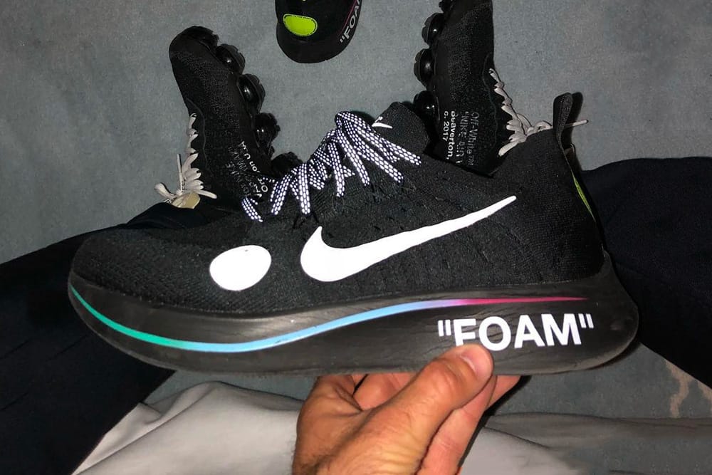 nike off white zoom fly mercurial