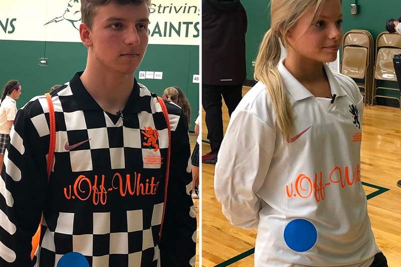 Virgil Abloh Nike Football Kits Boylan Central Catholic High School jerseys