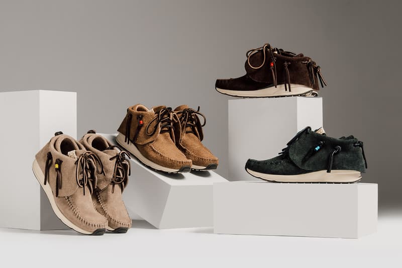 visvim FBT Veg Suede Collection release info black sand camel dark brown sneakers footwear