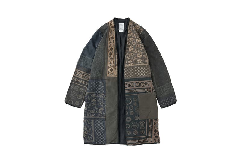 visvim Textile Dissertation Spring/Summer 2018 Collection Silk Bandana Jumbo Shirt Longsleeve Down Vest Sanjuro Coat Iliad Dinner Dress Native Blanket Plain Belt Petite Tote Bag Musette Geta Free Edge Shirt Fishy Duke Foliage Spanner Hiroki Nakamura