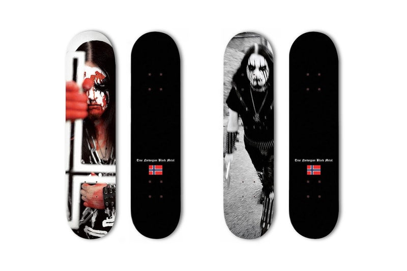 Wasted Paris Peter Beste Black Metal Capsule collection release info skateboard decks T-shirts hoodies True Norwegian Black Metal