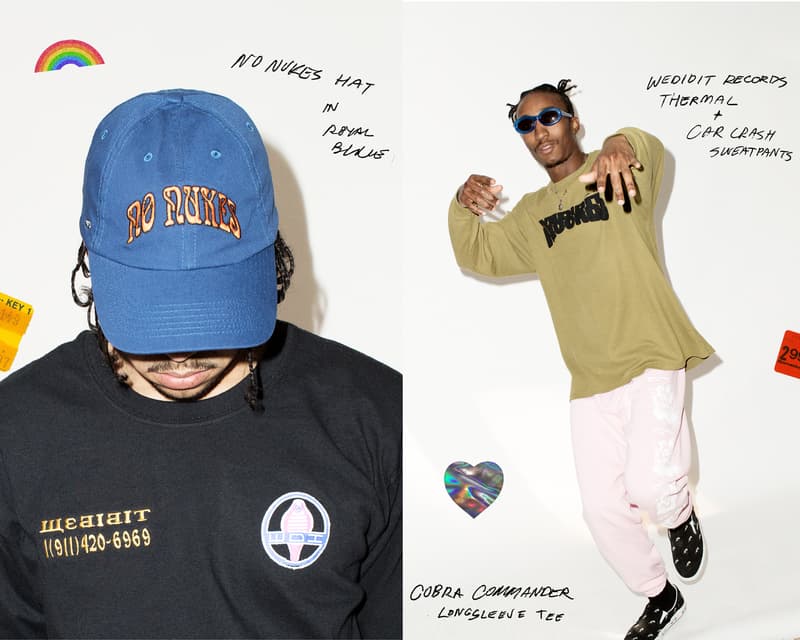 WEDIDIT Spring 2018 Drop Long Sleeve Shorts Hat Cap T shirt Longsleeve Hoodie Thermal overcoat