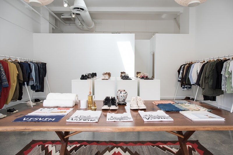 WMV visvim Brentwood Pop-Up Store Open Now Shop Clothing Accessories Tote Bags Shoes Trainers Kicks Sneakers