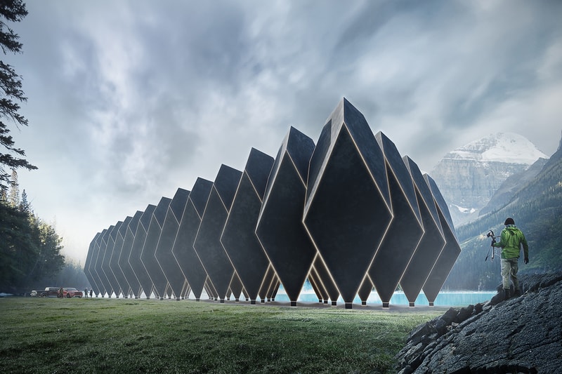 WSP Tetra Hotel Concept Concrete Pods