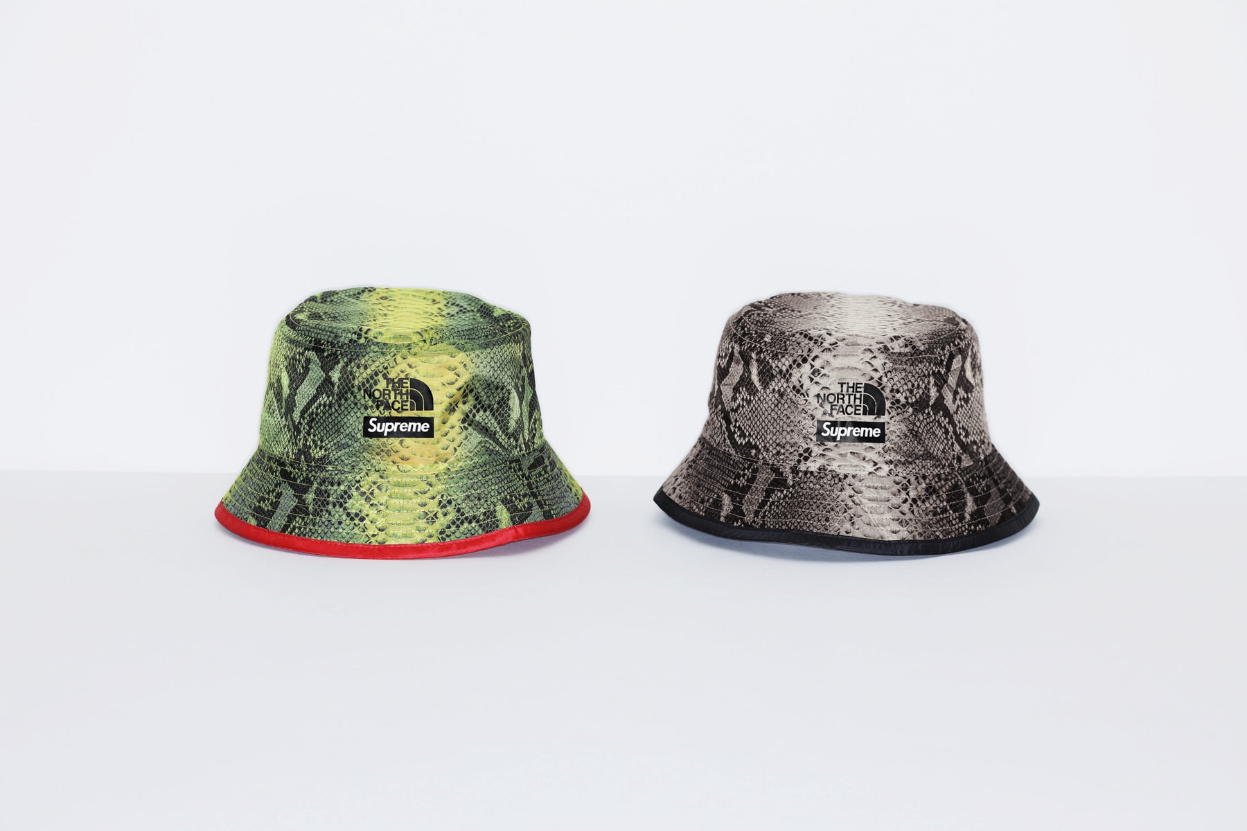 Supreme The North Face Snake Print Reversible Crusher Spring Collection